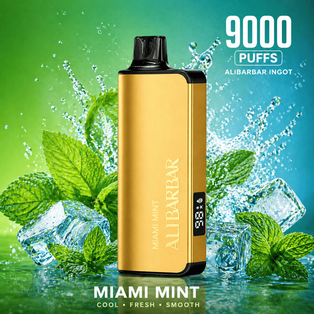 MIAMI MINT (NEW FLAVOUR!) - ALIBARBAR INGOT 9000